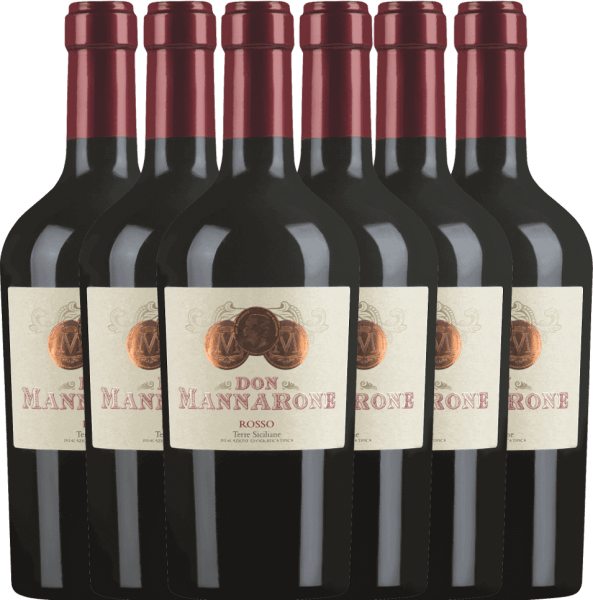 6er Vorteils-Weinpaket Don Mannarone Terre Siciliane IGT 2020 - Mánnara